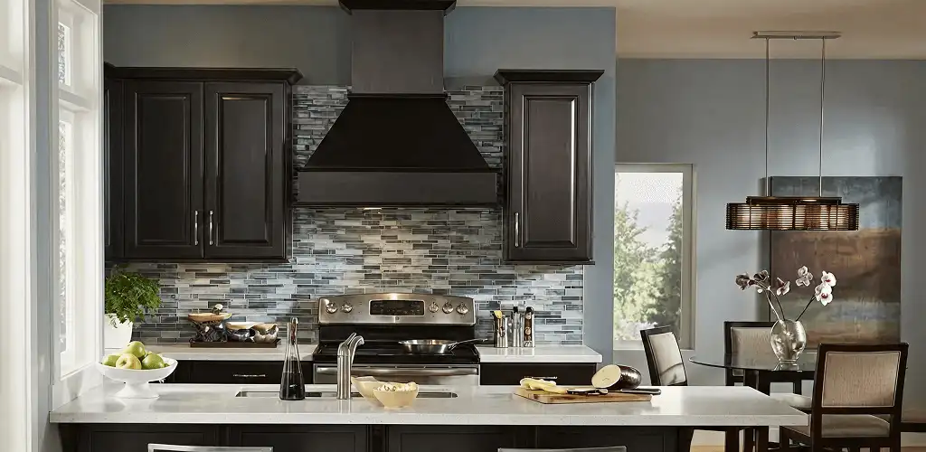 Kitchen cabinet painting and refinishing in a modern kitchen in Allentown, PA